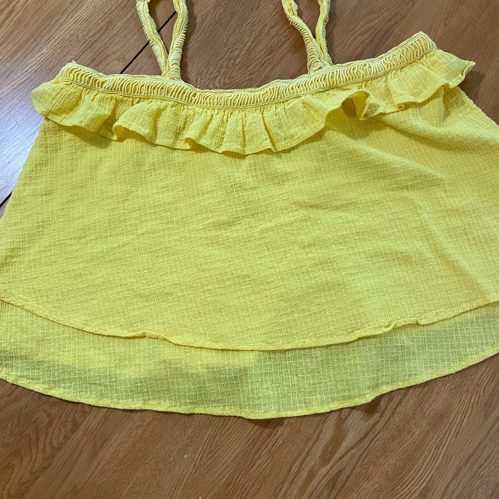 yellow summer cami